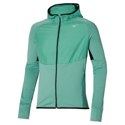 Manga Larga Mizuno Warmalite Hybrid FZ Hombre - Verdes Azules / Negros - Chile M951ZDIAML